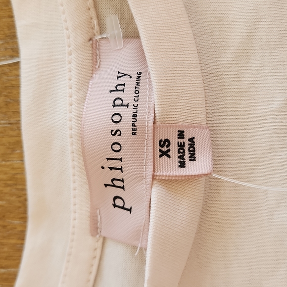 NWT PHILOSOPHY COTTON TEE - Picture 3 of 10